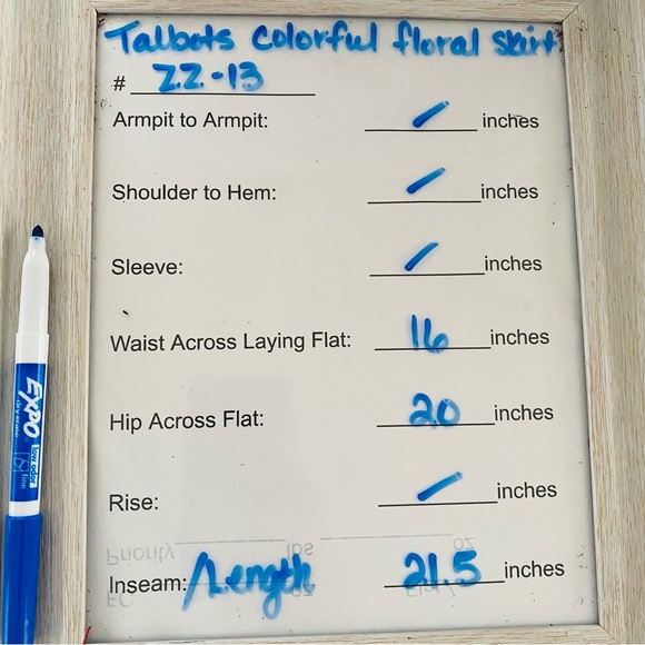 Talbots NWT Navy & Pink Colorful Floral Summer Ready Classic Pencil Skirt Sz 10 - Picture 8 of 8